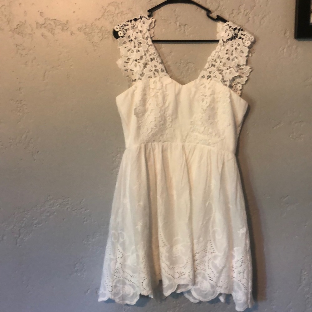Southern fried Chics white dress